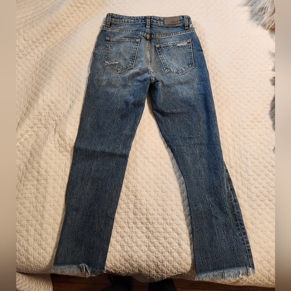 CarMar Los Angeles Distressed High Rise Denim Jeans - Picture 5 of 7